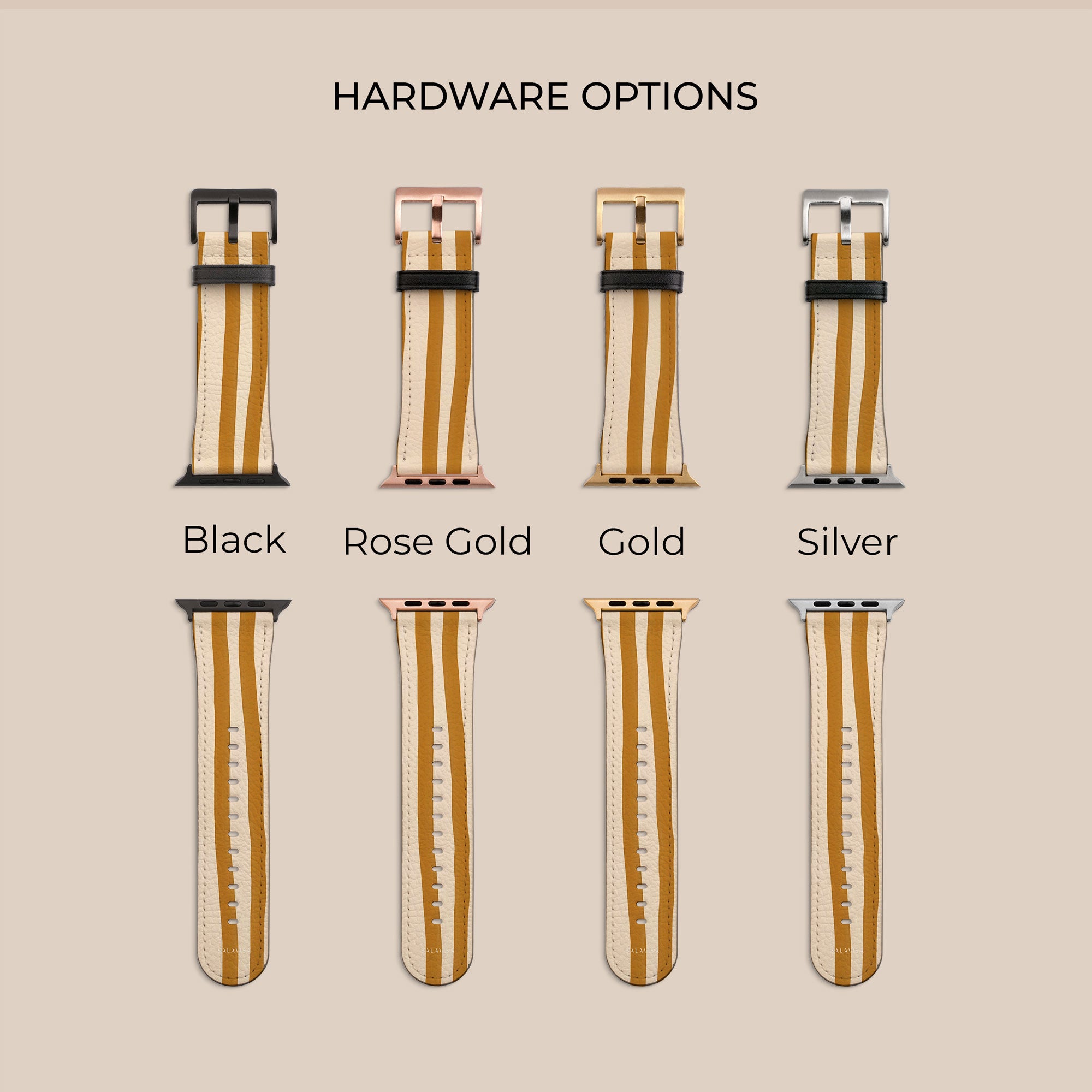 Wonky Mustard Apple Watch Band — view 8