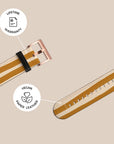 Wonky Mustard Galaxy Watch Band — view 4