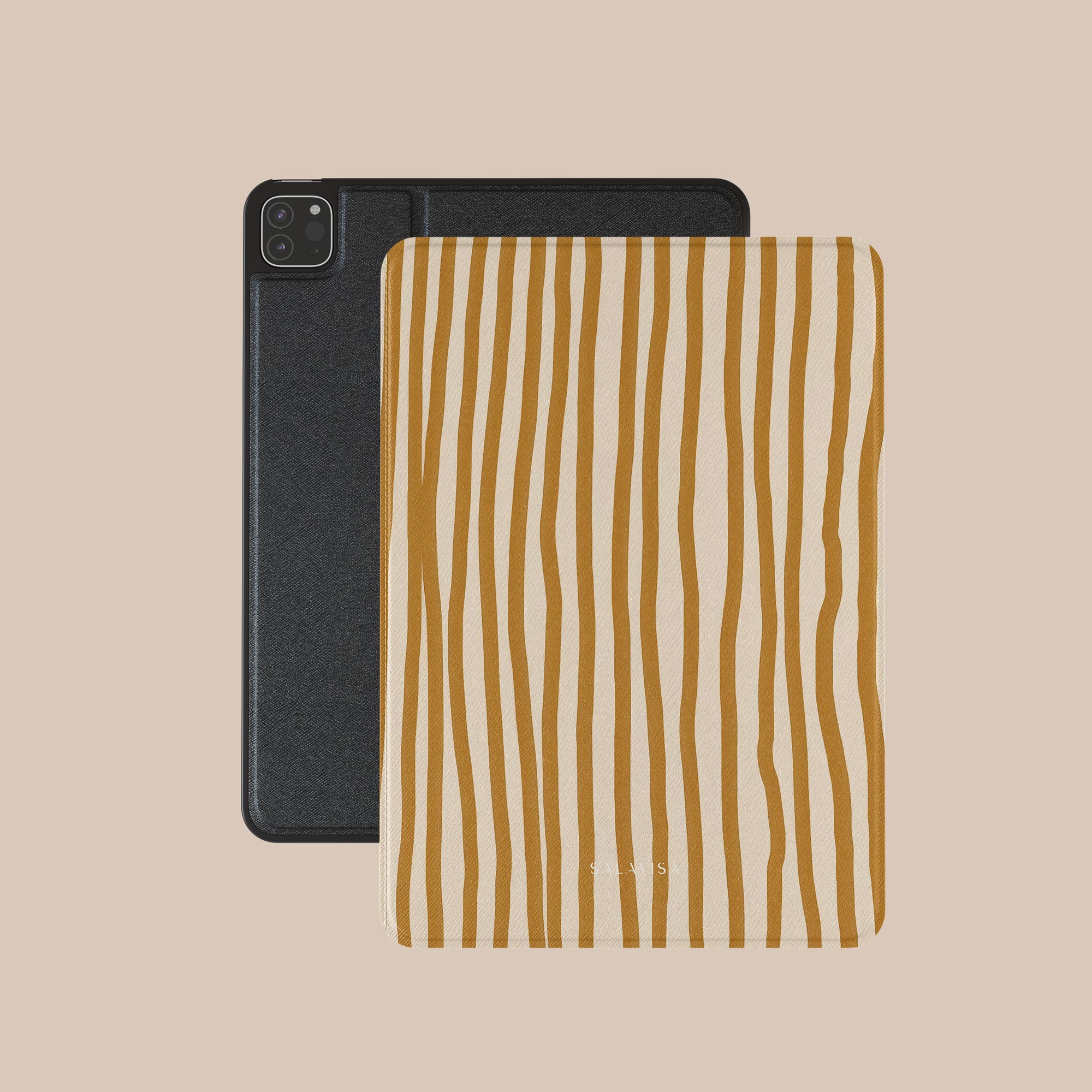 Wonky Mustard iPad Case — view 2 — Salavisa