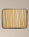 Wonky Mustard Laptop Sleeve — view 2
