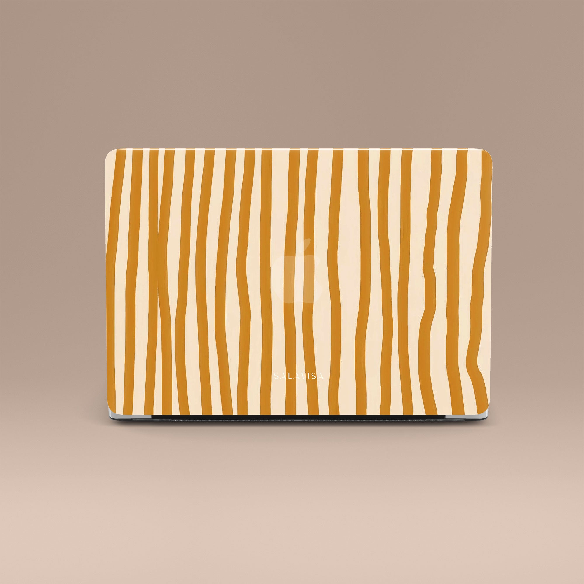Wonky Mustard MacBook Case — view 2 — Salavisa