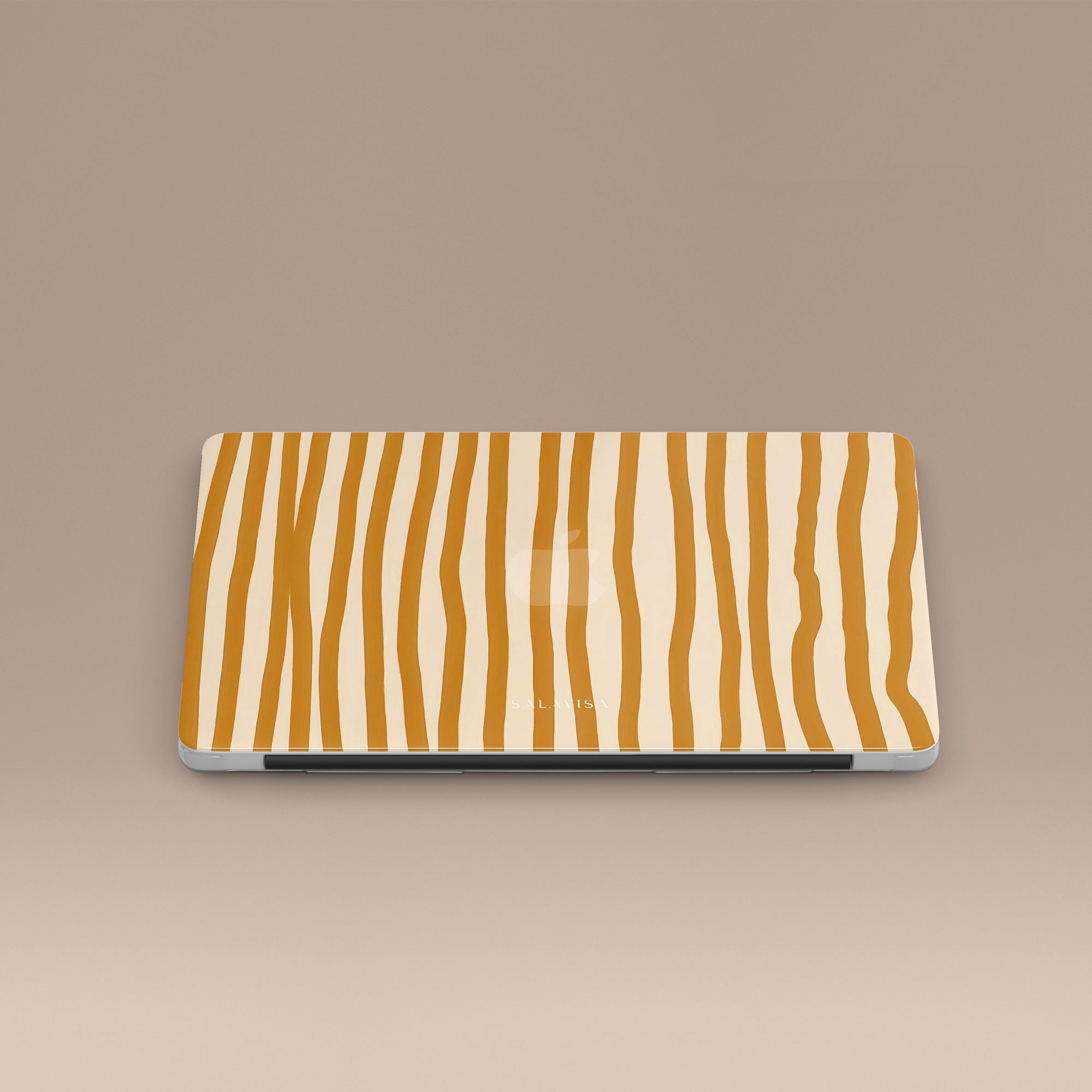Wonky Mustard MacBook Case — view 3 — Salavisa