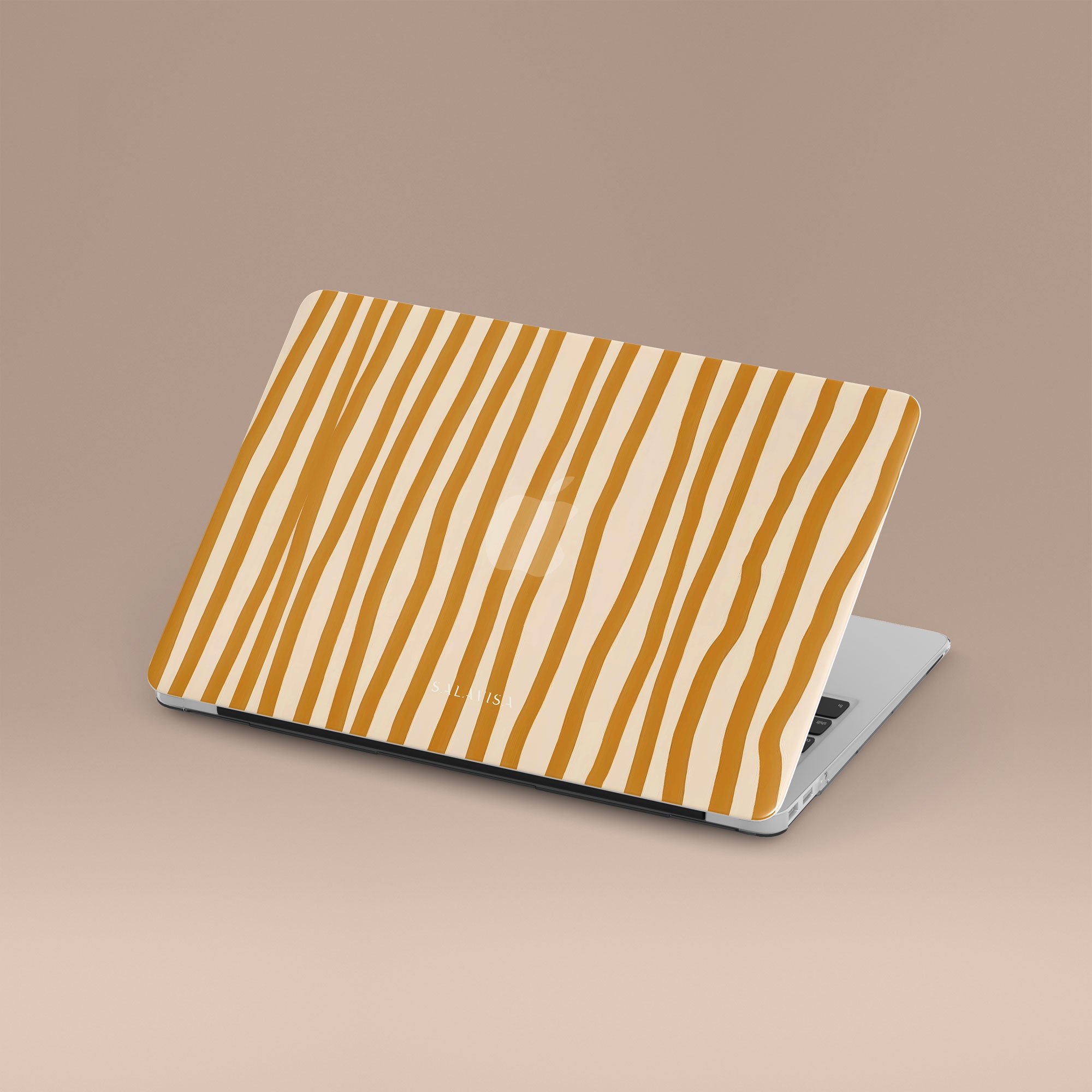 Wonky Mustard MacBook Case — view 4 — Salavisa