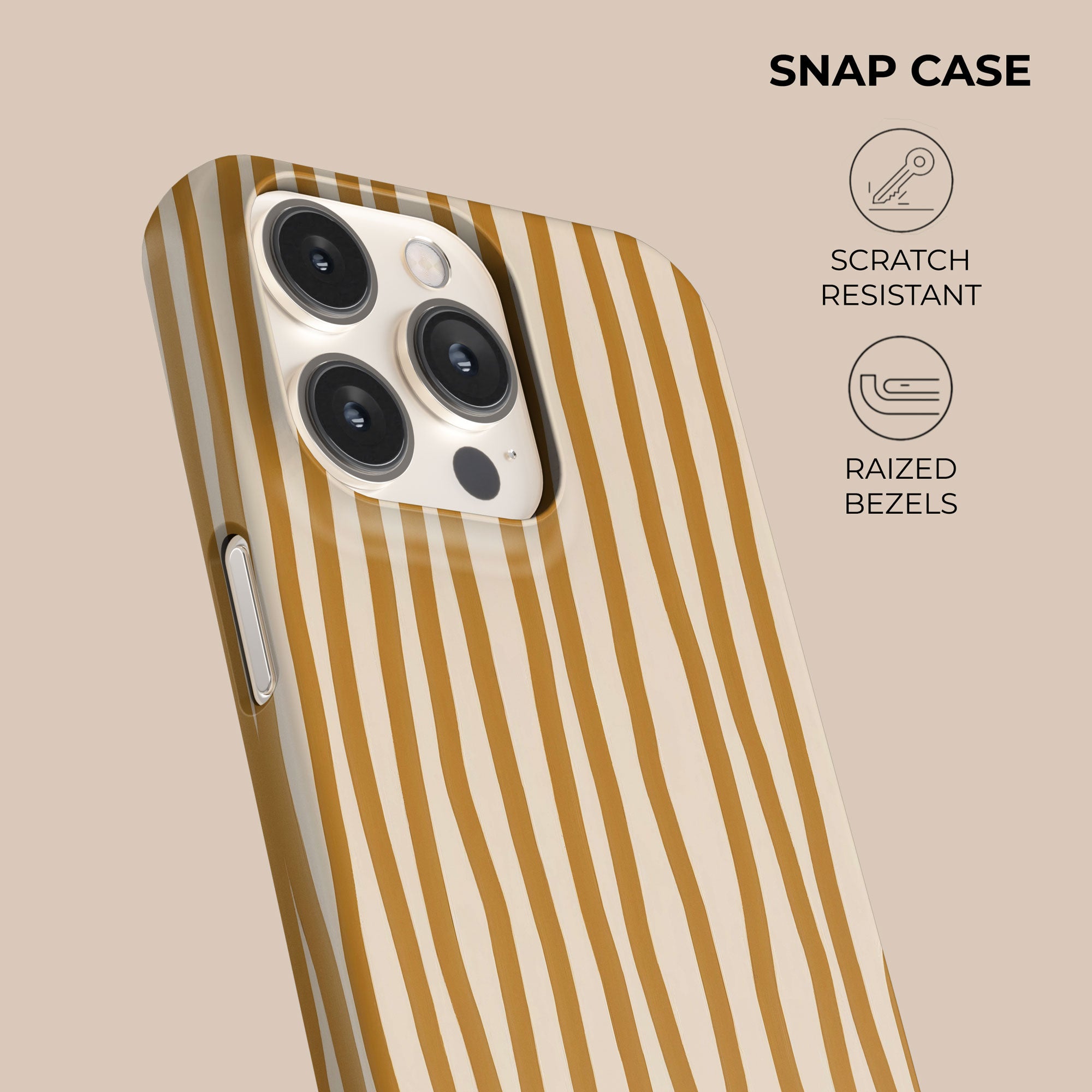 Wonky Mustard Phone Case — view 5 — Salavisa