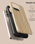 Wonky Mustard Phone Case — front view