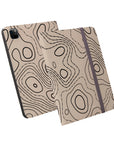 Monte Carlo Beige Topographic iPad Pro Cases - SALAVISA