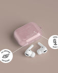 Rose Pink Watercolor AirPods Case