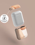 Beige Aesthetic AirPods Case