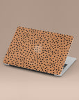Burnt Orange Polka Dots MacBook Case MacBook Cases - SALAVISA