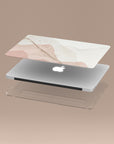 Pink & Gold Abstract MacBook Case MacBook Cases - SALAVISA