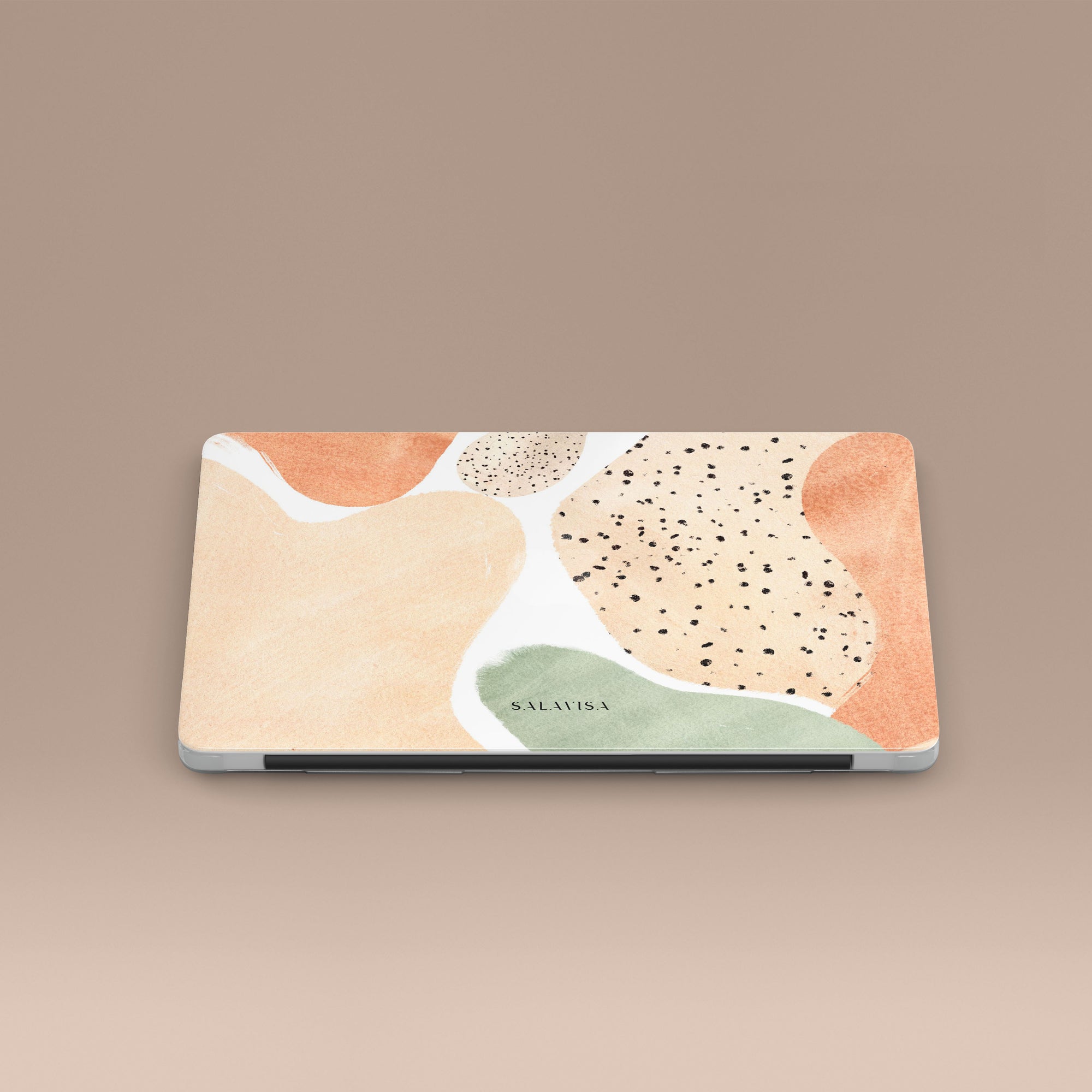 Beige Shapes MacBook Case MacBook Cases - SALAVISA