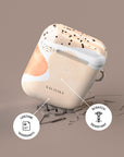Beige Shapes AirPods Case