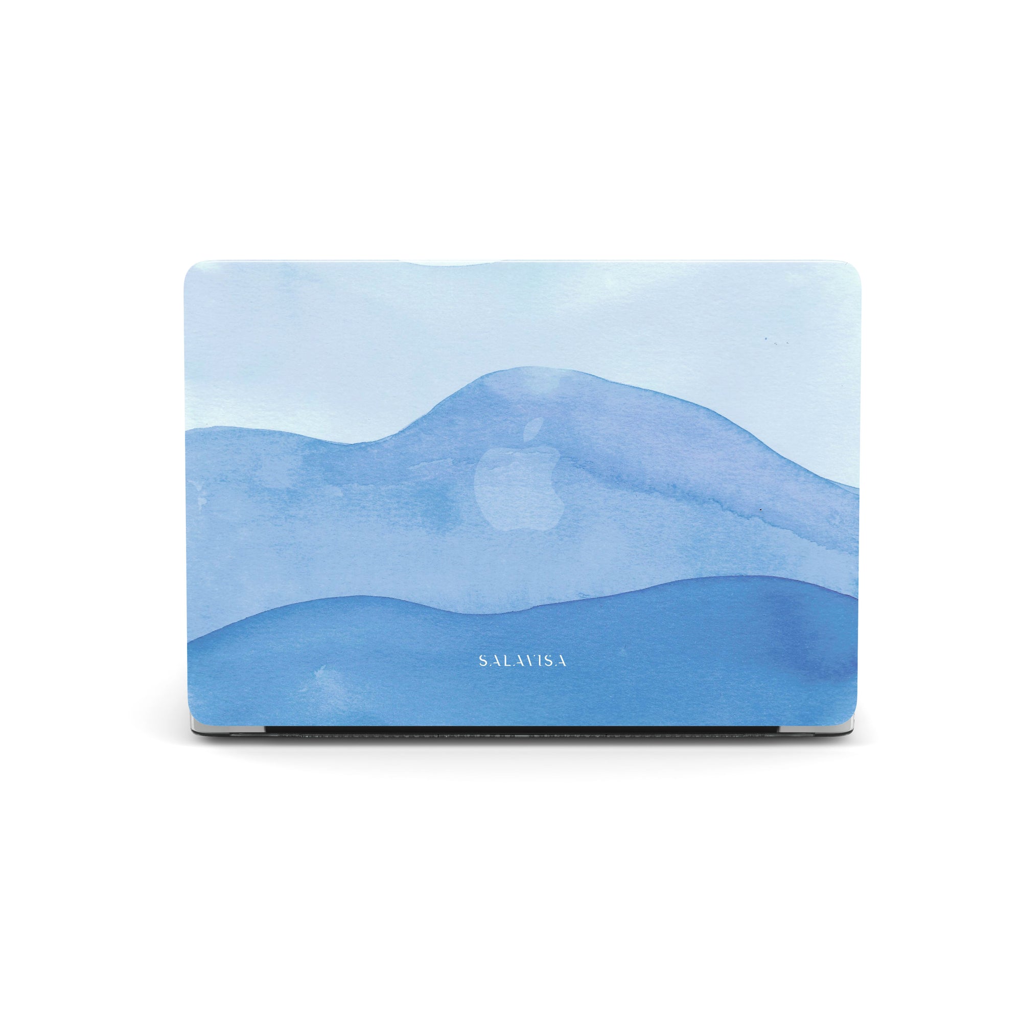 Ocean Blue Watercolor MacBook Case MacBook Cases - SALAVISA