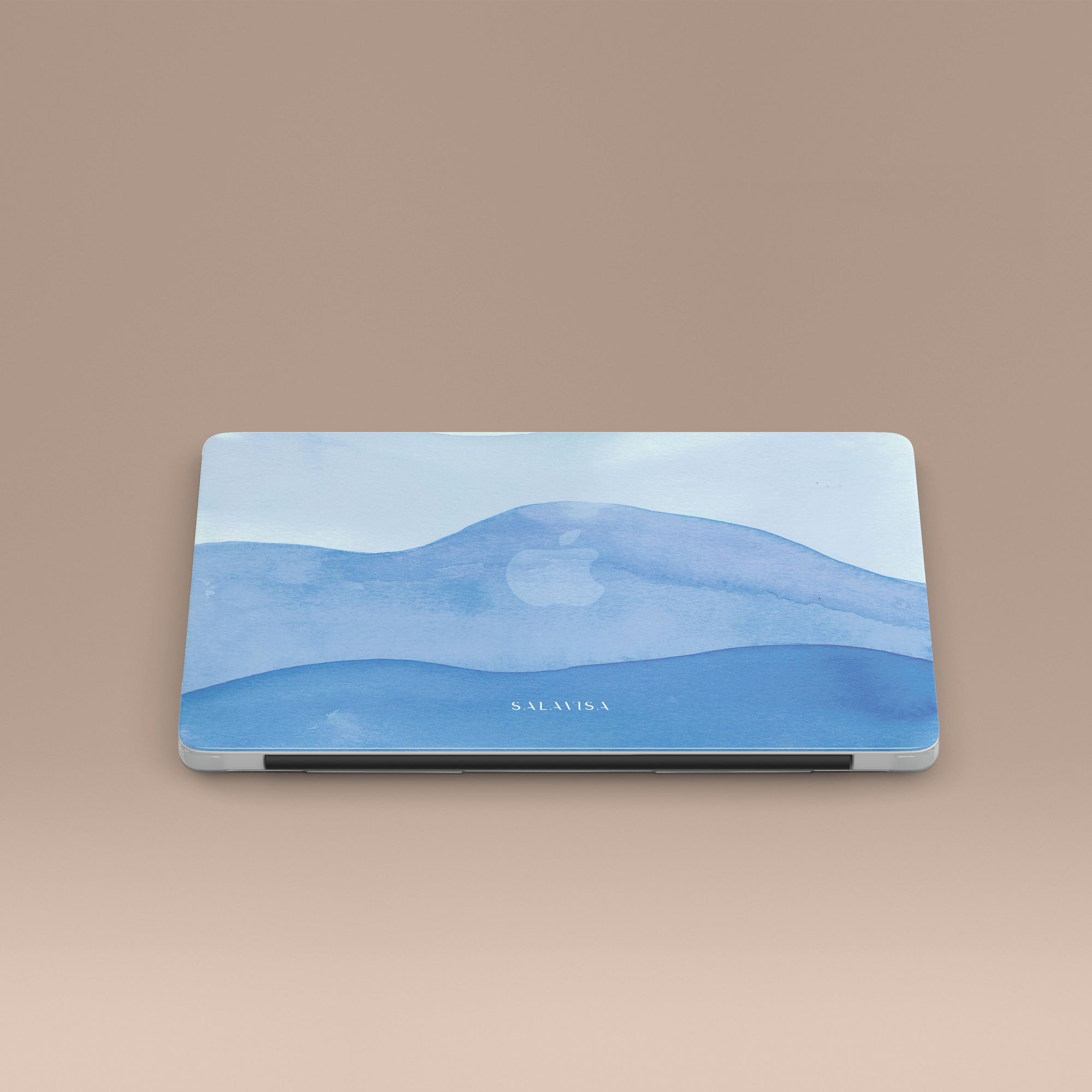 Ocean Blue Watercolor MacBook Case MacBook Cases - SALAVISA