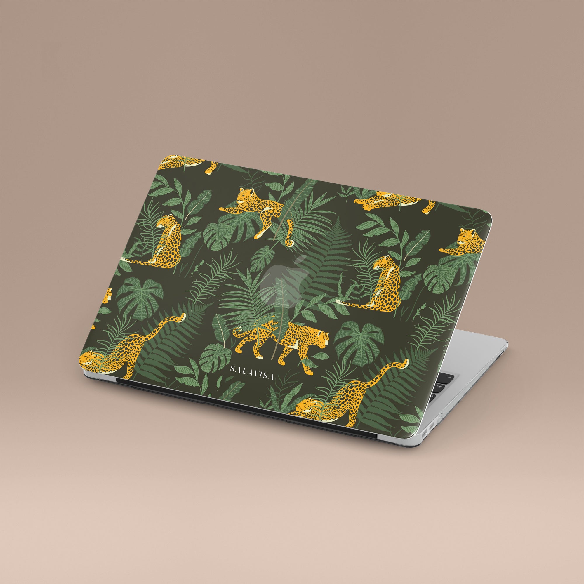Green Cheetah MacBook Case MacBook Cases - SALAVISA