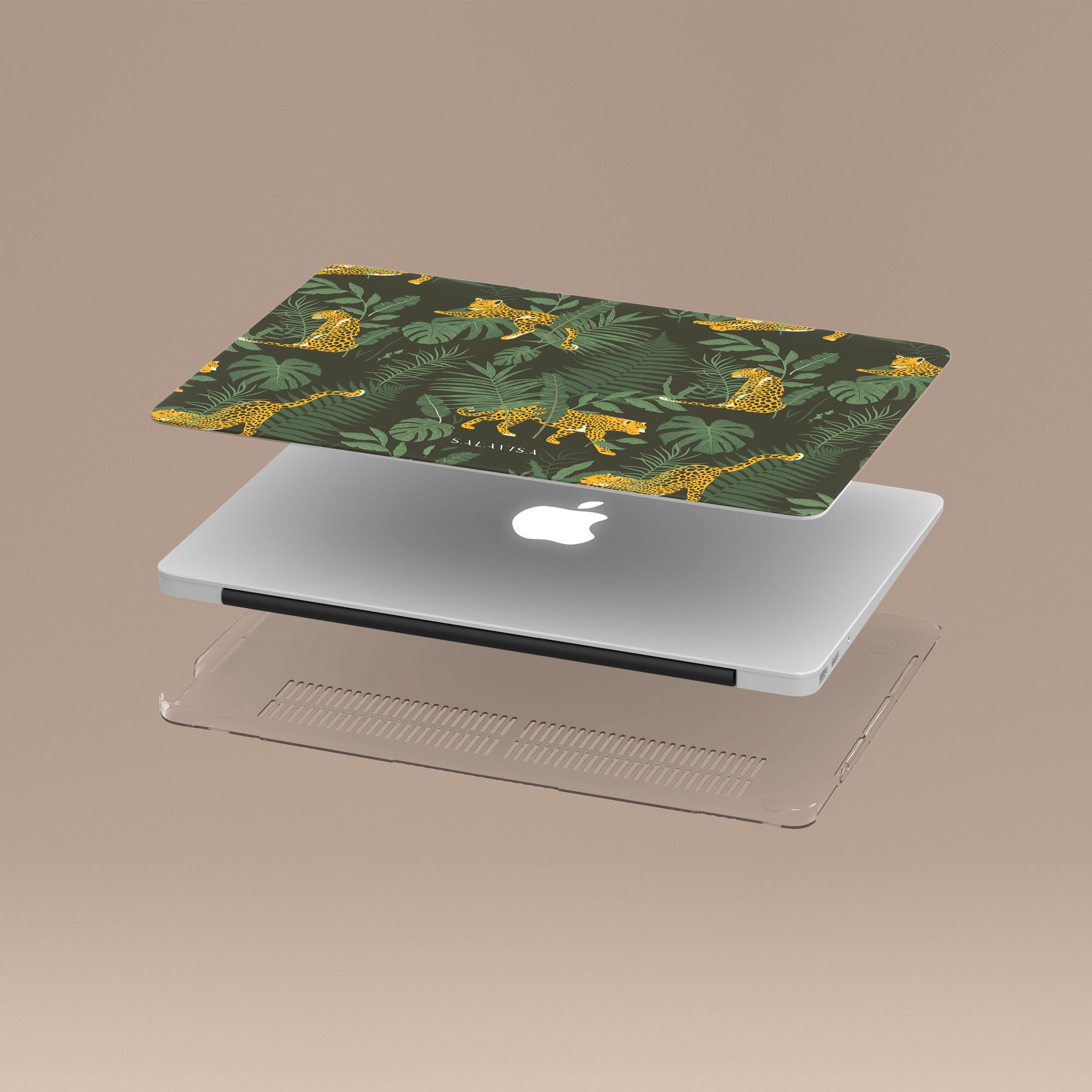 Green Cheetah MacBook Case MacBook Cases - SALAVISA