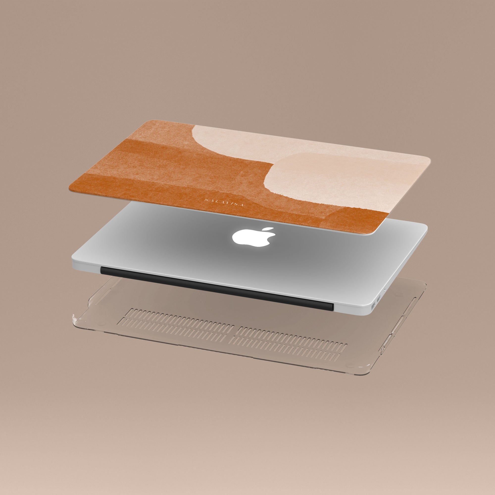 Orange & Pink Luxe MacBook Case MacBook Cases - SALAVISA