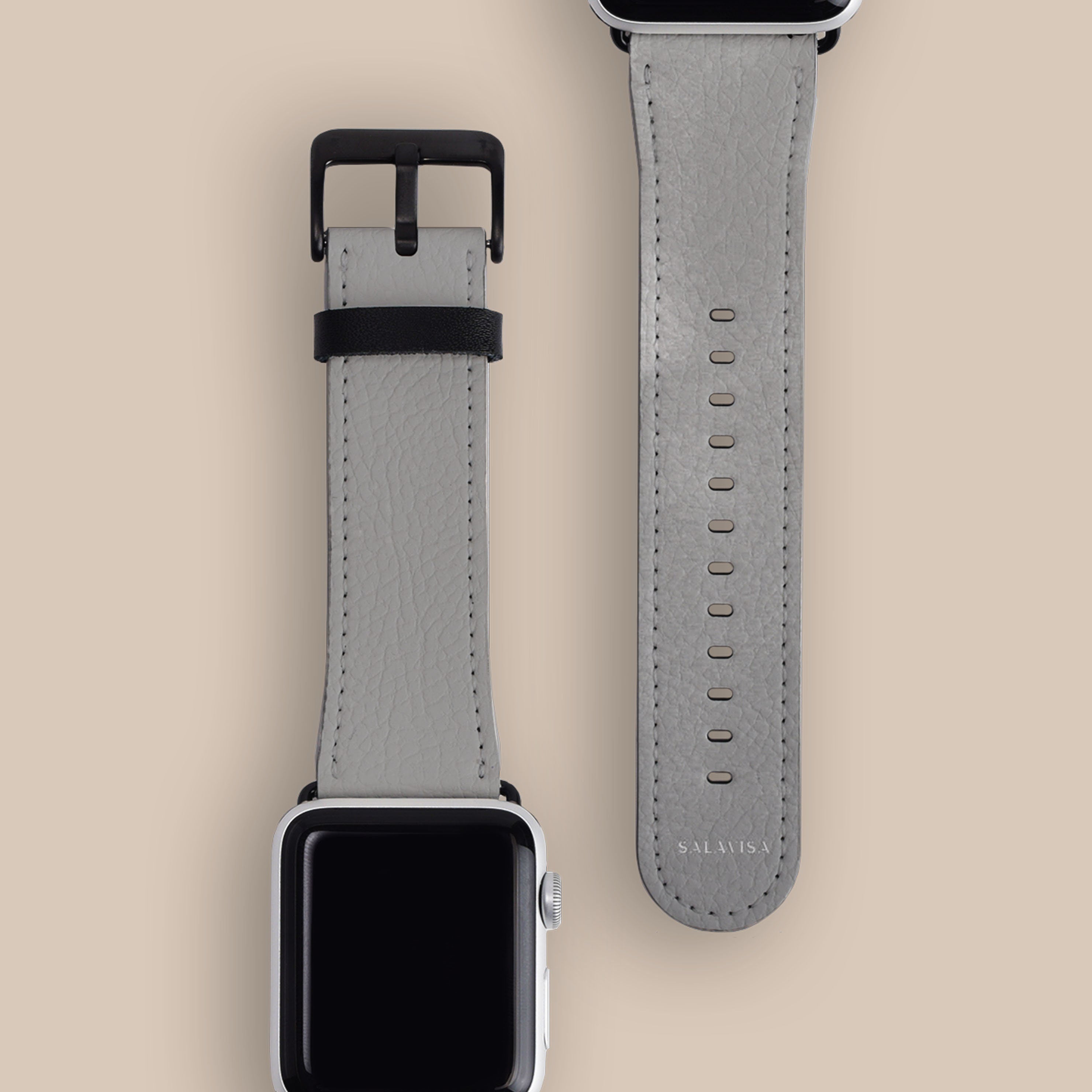 Light Grey Watercolor Apple Watch Band SALAVISA